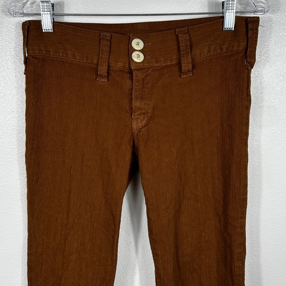 JNCO Y2K Women’s Brown Flare Pants J1501TN Retro Boho Size 30x30 - Picture 3 of 6